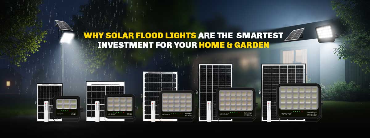 Why Solar Flood Lights Are the Smartest Investment for Your Home & Garden