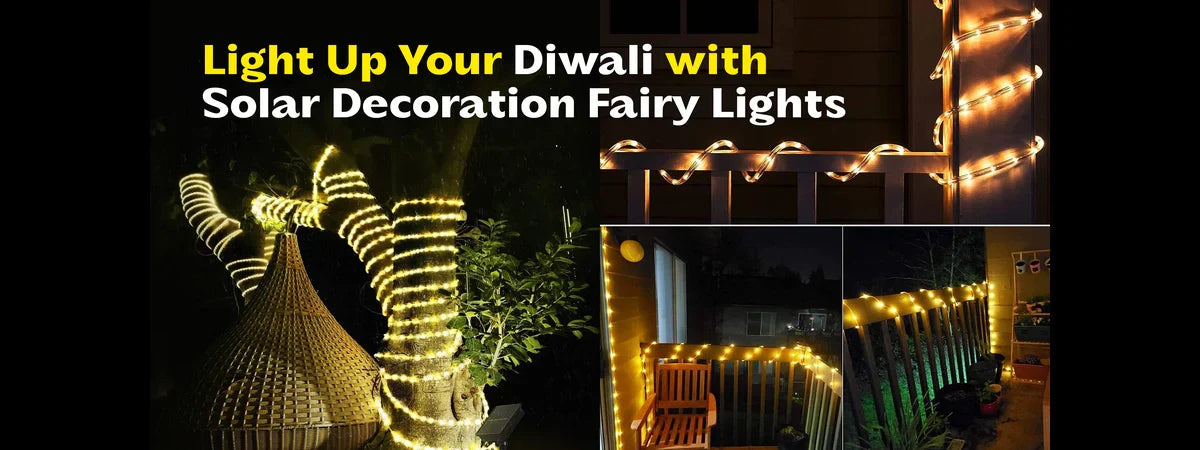 Light Up Your Diwali with Solar Decoration Fairy Lights