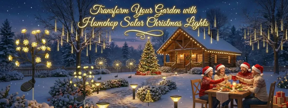 Soft Decor Lights, Warm Hearts: Celebrating Christmas With Homehop Solar Lights