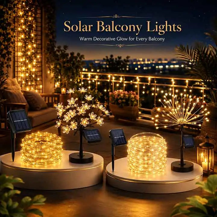solar balcony lights
