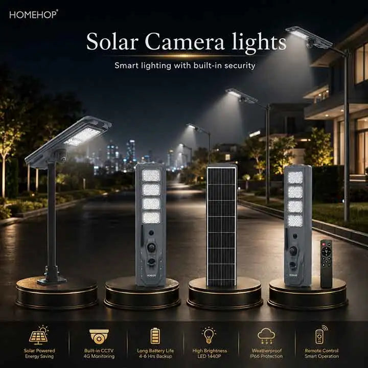 solar camera lights