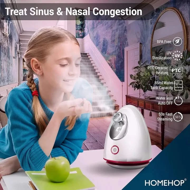 360° Rotatable Nano Ionic Facial Steamer