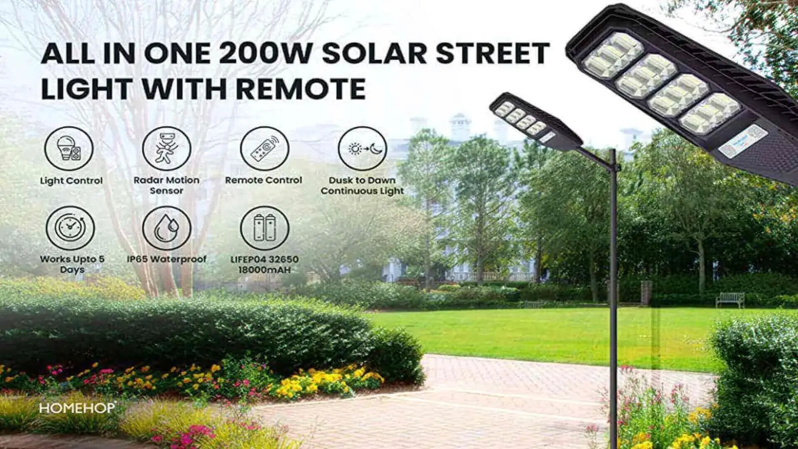 Automatic street light | Solar outdoor led waterproof wall post lamp ...