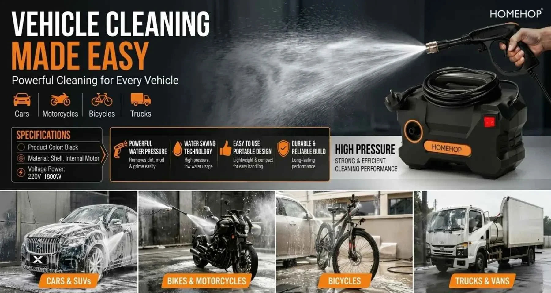 High pressure washer