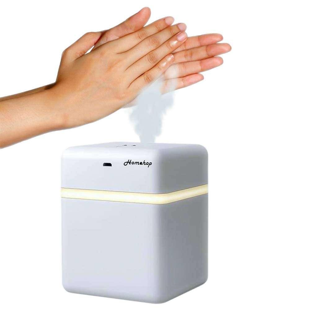 ABS Plastic Automatic Induction Humidifier with IR Sensor Hand sanitizer Dispenser machine(600ML, White) - HOMEHOP®