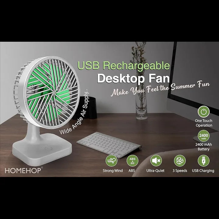 Homehop mini fan for table