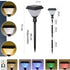 Outdoor Solar Lights For Home, Garden, Pathway Decoration Waterproof Portable Spike Lamp with Remote (RGB) - HOMEHOP®