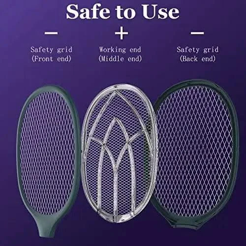 Solar Powered Mosquito Killer machine Racket bat for Home with UV Lamp - HOMEHOP®