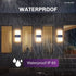 Solar Outdoor Lights Waterproof Automatic Wall Decor Lamp for Home Garden and Outdoor (Renewed)