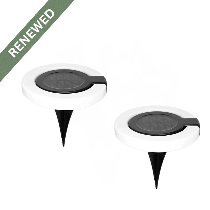 Solar LED Wall Decoration Lights Waterproof for Home, Garden, Pathway And Outdoor (Renewed-PACK OF 2)-