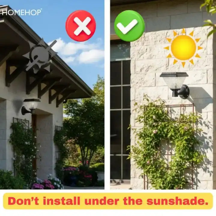 Solar Wall Lights For Home, Garden Outdoor Waterproof Compound Fence LED Lamp Multicolor with Remote