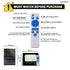 Solar LED Flood Light Outdoor Waterproof Commercial Lights for Home, Garden, Playgrounds, Stadium (Cool White,50W)