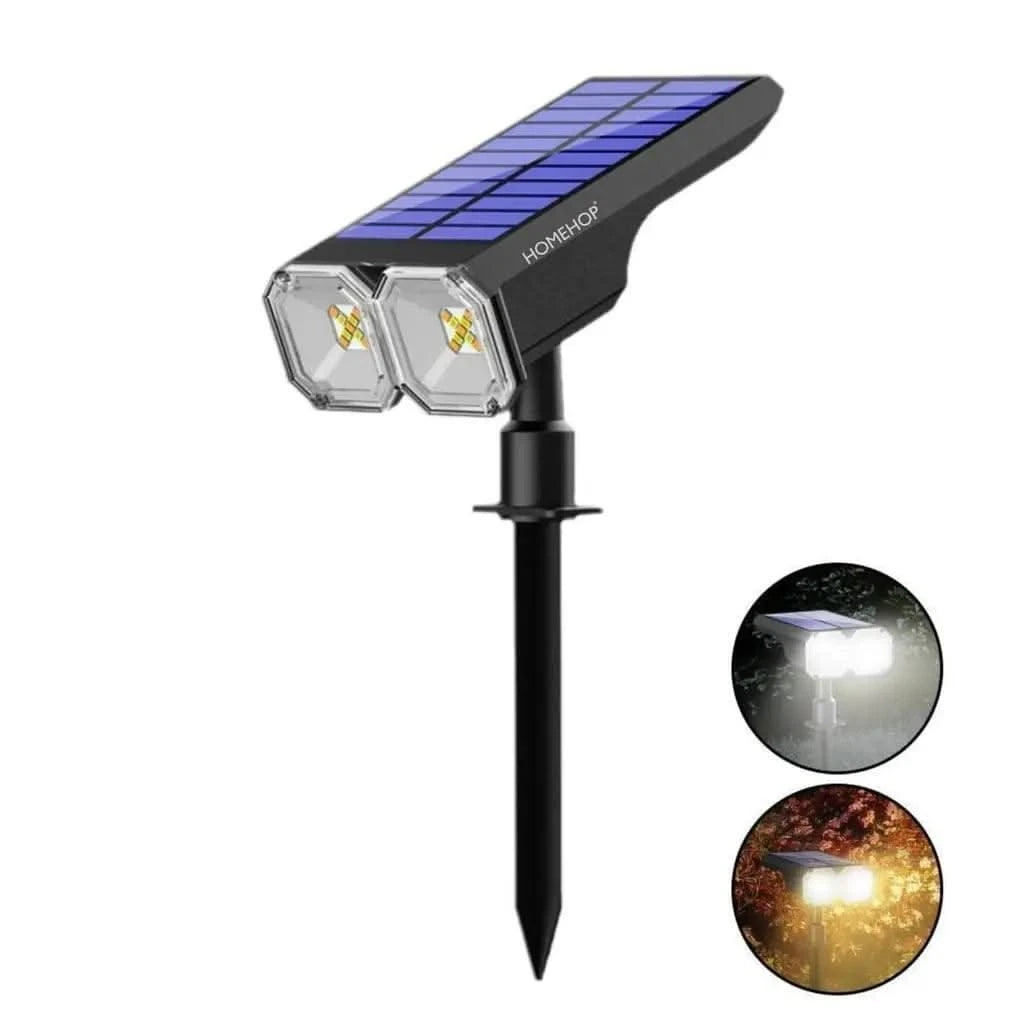 Solar Focus Light LED Decoration Lamp For Outdoor , Garden , Lawn , Patio (Cool/Warm, Waterproof ) - HOMEHOP®