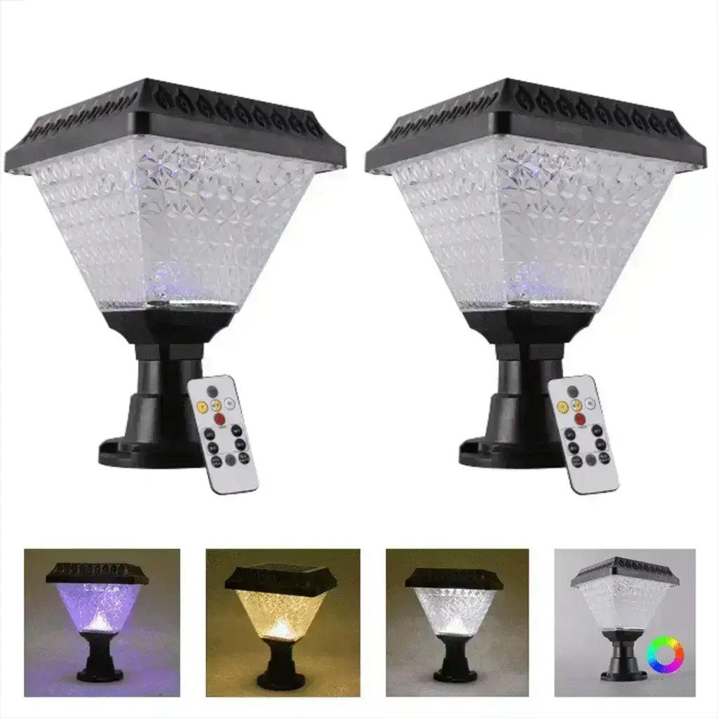 Solar Garden Lights for Yard Outdoor Pathway Decorative LED Fairy Light Waterproof (RGB), Pack of 2 - HOMEHOP®