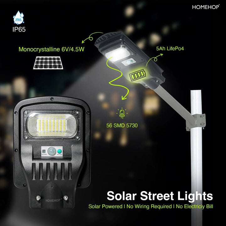 Solar Light For Street Outdoor Waterproof With Motion Sensor For Home, Village ( Remote, 50W )