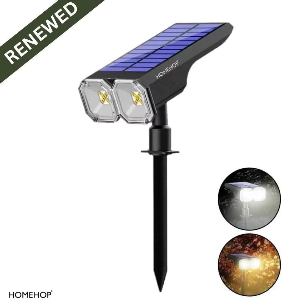 Solar LED Decoration Spot Light for House Outdoor , Garden , Lawn , Patio (Cool/Warm, Waterproof )(Refurbished) - HOMEHOP®