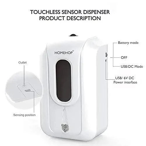 Automatic Sensor Hand sanitizer Liquid Alcohol Dispenser 2200ml White - HOMEHOP®