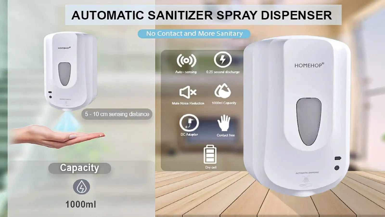 automatic sanitizer spray dispenser