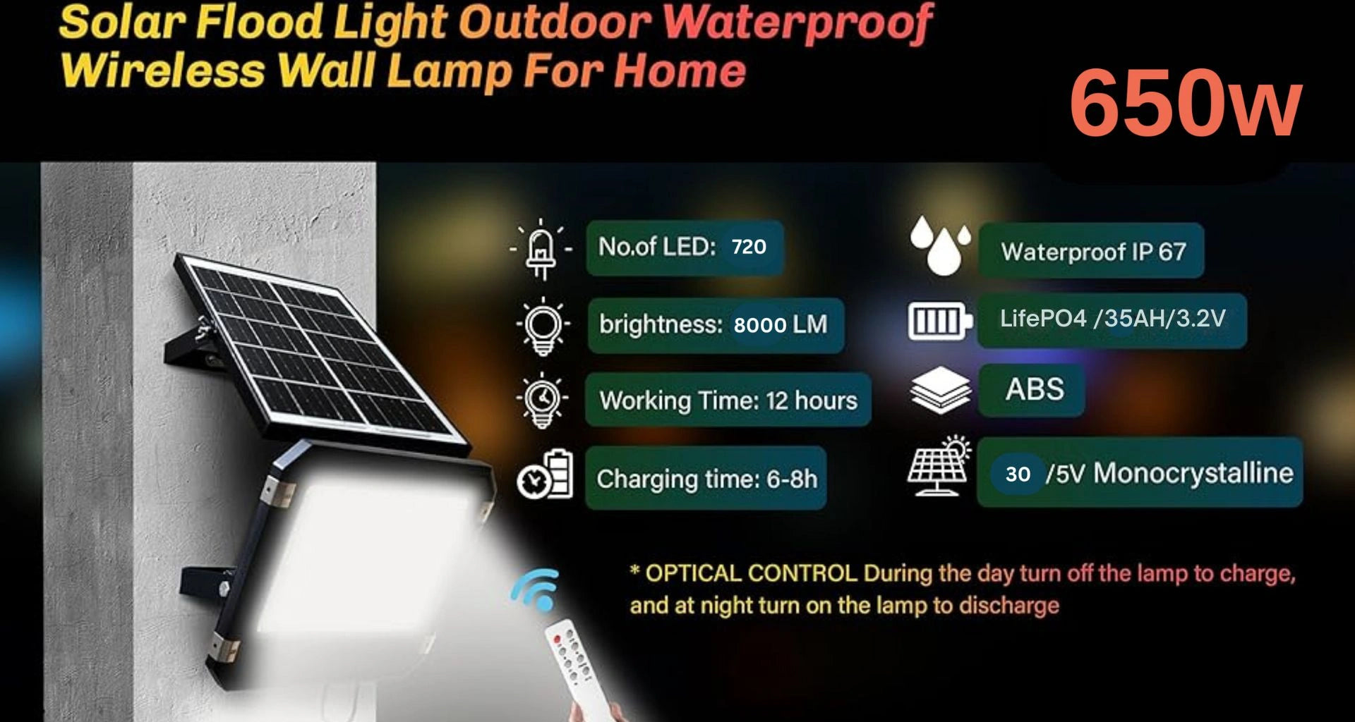 automatic solar light