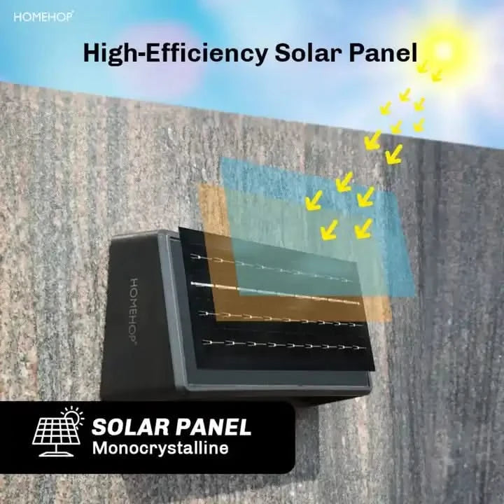 automatic wall lights solar powered