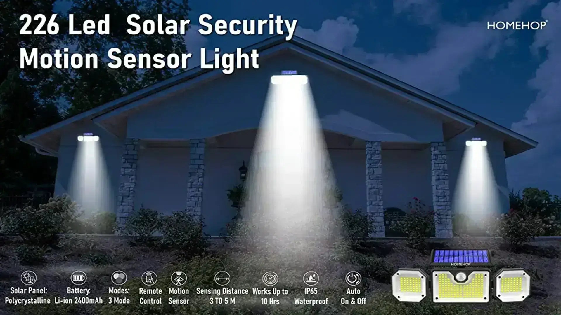 Motion Sensor Lighting Lamp: Best Solar Motion Detector Lights