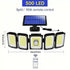 Refurbished Solar Sensor Lights With Motion Sensor Lamp For Home Outdoor Garden (Waterproof, Cool White) - HOMEHOP®