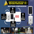 LED Solar Street Light Outdoor Lighting Motion Sensor Lamp With Remote For Home Garden Street (250W, Waterproof)