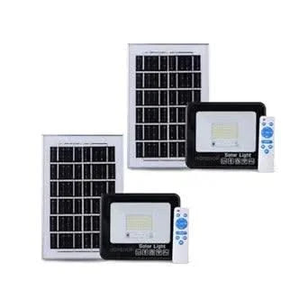 Solar outdoor LED automatic flood light With Remote for Home and Garden - HOMEHOP®