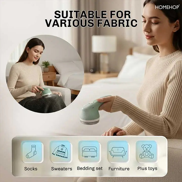Lint Remover & Cloth Shaver Portable Fabric Shaver for Sweaters, Clothes, Sofa & Upholstery