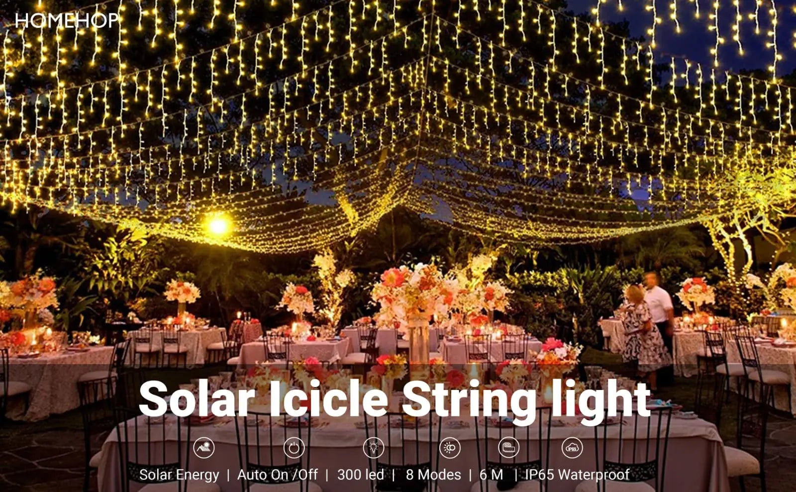 String Lighting: Brighten Outdoors with Exterior Party Lights – HOMEHOP®