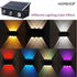 Solar Decoration LED Lights Outdoor Wall Lamp Waterproof For Home, Garden, Fence, Stair (RGB Light, ABS) - HOMEHOP®