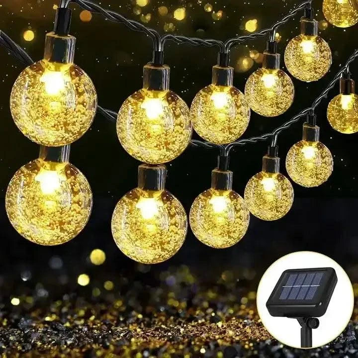 Solar Decorative String Lights Outdoor Globe Led Fairy Hanging Light For Garden, Yard, Party Decor - HOMEHOP®