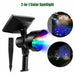 Solar DJ Lights Outdoor LED Focus Garden Light For Home, Pathway Decoration (RGB, Waterproof) - HOMEHOP®