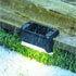 Solar Step Lights Waterproof LED Decorative Fence Lights for Garden Patio and Railings Warm/Multicolour (Renewed)
