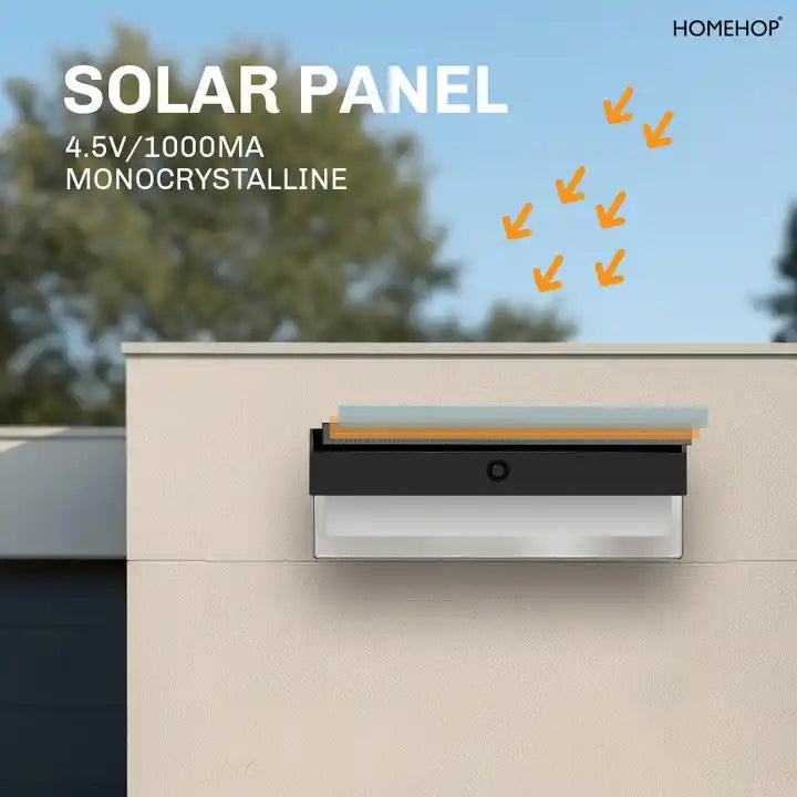 Solar Wall Mounted Waterproof LED Lights for Outdoor Garden, Home, Balcony and Courtyard