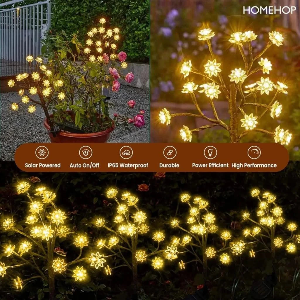 Outdoor Solar Lights Firefly Fairy Waterproof Lamp For Home, Garden and Yard - HOMEHOP®