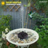 Water Fountain with Floating Pump Decorative Outdoor Perfect for Gardens, Bird Bath, Pond, Patios, and Landscapes with Elegant Water Display (Renewed)