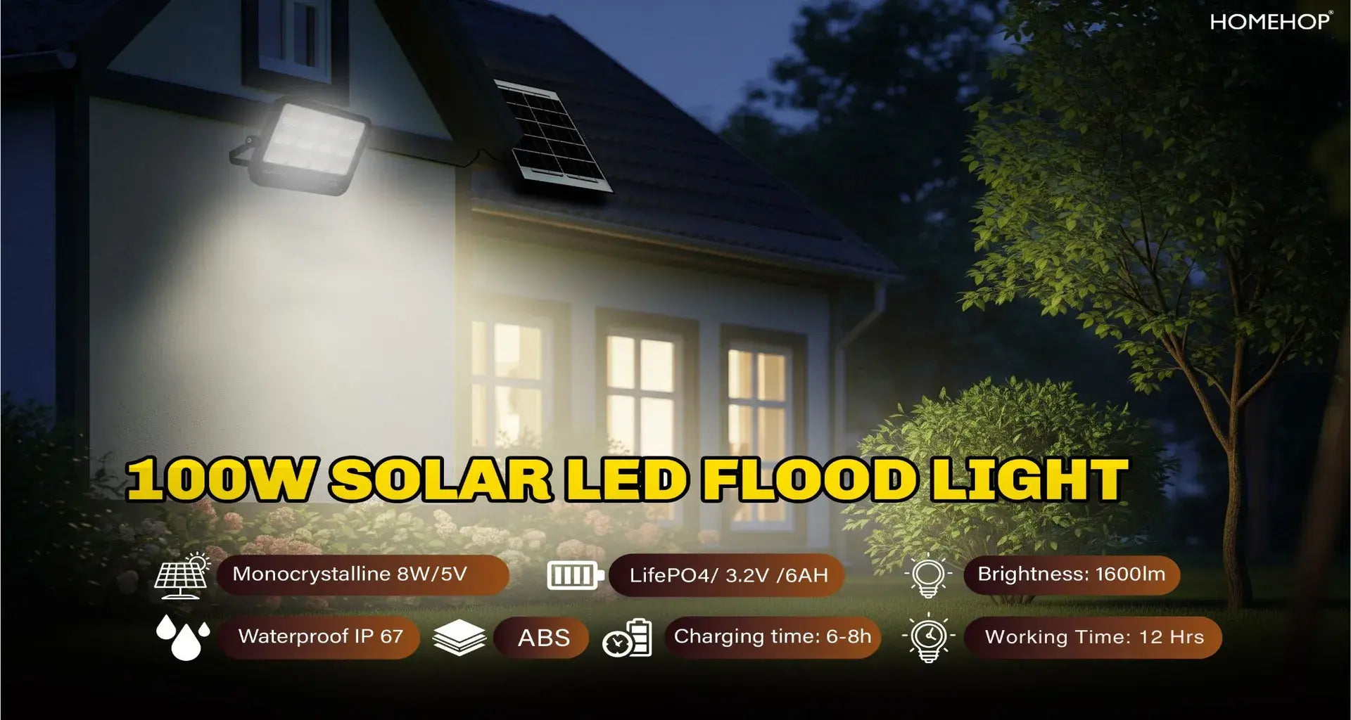 flood solar lights