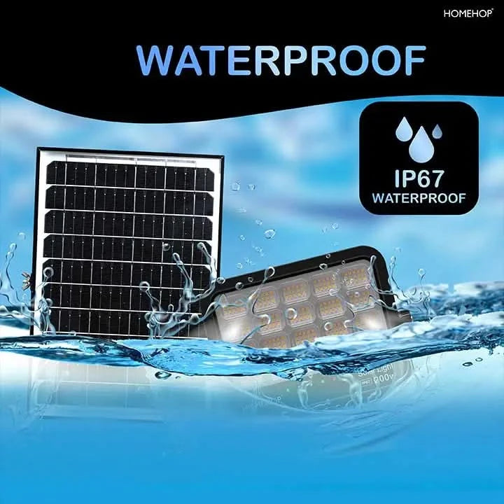 Solar Flood Lights 200W Automatic LED Wall Lamp Waterproof for Outdoor (Renewed)