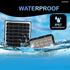 Solar Flood Lights 200W Automatic LED Wall Lamp Waterproof for Outdoor (Renewed)
