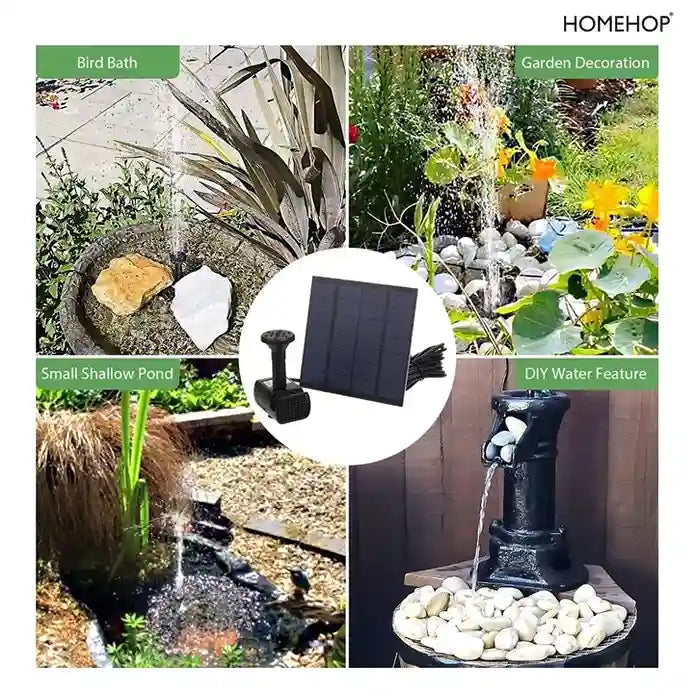 fountain for bird bath solar