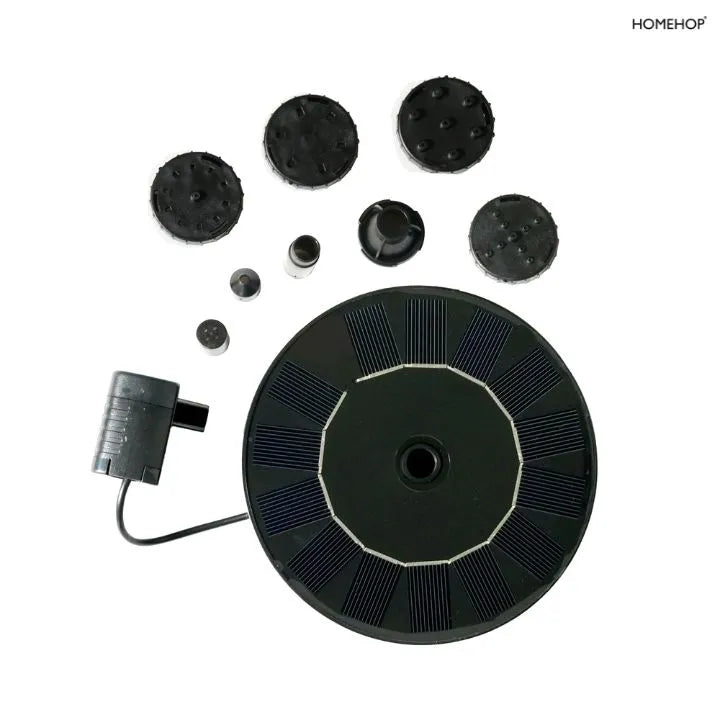 Solar Water Fountain with Automatic Portable Wireless Sprinkler Floating Pump for Outdoor Garden, Ponds, Home, and Patios (Renewed)