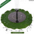 Solar Water Fountain with Portable Automatic Floating Lotus Leaf Pump for Outdoor Gardens, Bird Baths, Pools, Ponds And  Fish Aquarium Tanks (Renewed)