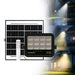 Solar Light Outdoor Waterproof Automatic 100W LED Flood Lamp for Home, Garden, Balcony, Courtyard, Porch and Patio (3 colour)