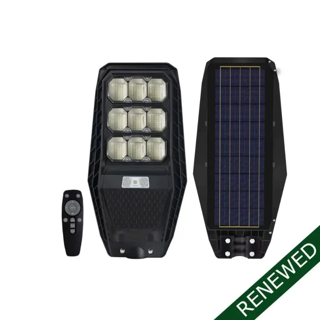 Integrated Solar Street Light Led Roadway Lamp for Outdoor, Garden with Remote Control, Refurbished - HOMEHOP®