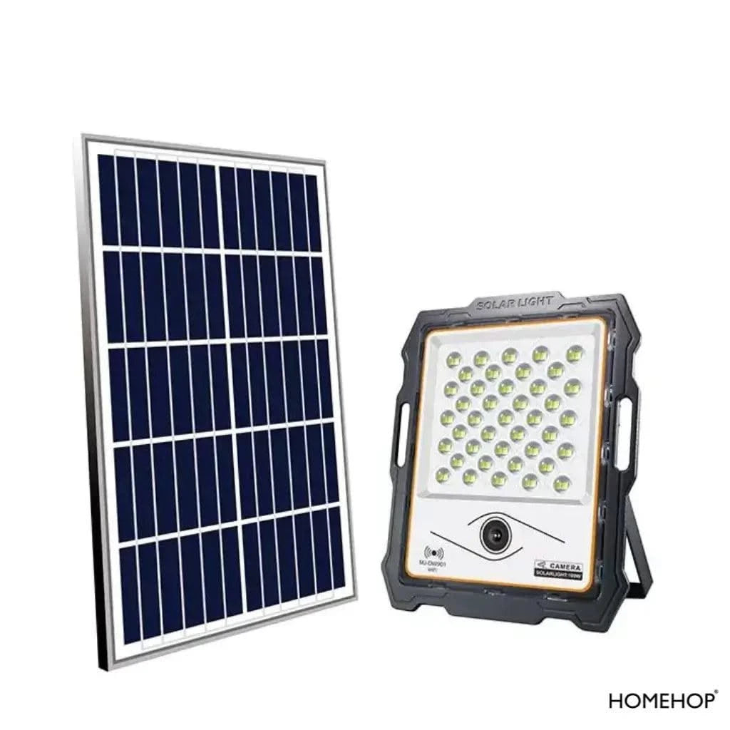 Best LED Flood Light 200 Watt Solar Sensor With CCTV Camera For Homes, Gardens, and Outdoor - HOMEHOP®