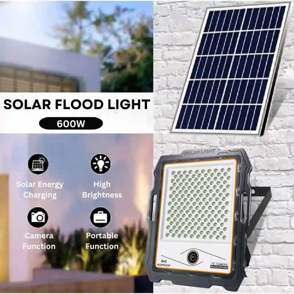 Best LED Light With Solar Flood Lamp Security Cameras With Sensor Lamp For Home, Garden, and Outdoor - HOMEHOP®