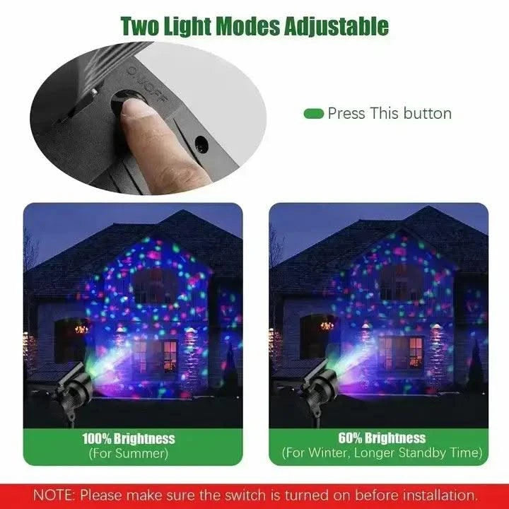 Solar LED DJ Lights Outdoor Focus Garden Light For Home, Pathway Decoration (RGB, Waterproof)(Refurbished) - HOMEHOP®