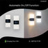 Solar Light Outdoor Waterproof Decorative Wall Lamp for Home Garden and Pathway (Renewed)