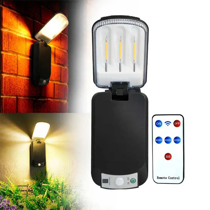 Solar Wall Lamp Outdoor Motion Sensor Waterproof Light For Home And Garden